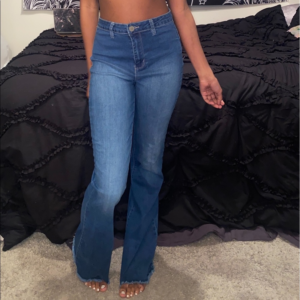 High Waist Flare Jeans